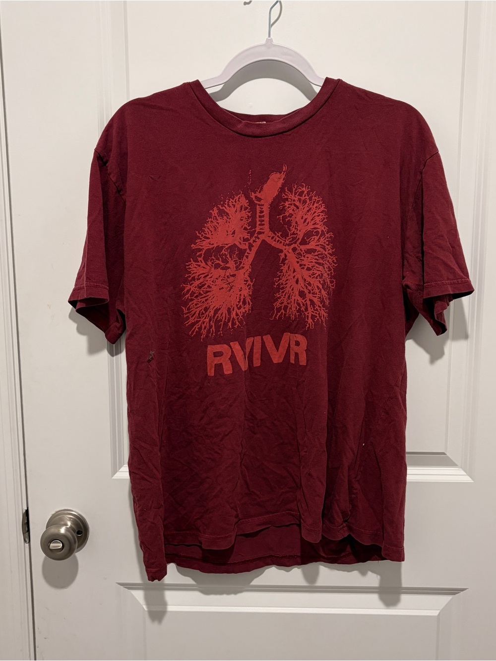 Rvivr Maroon band Tee